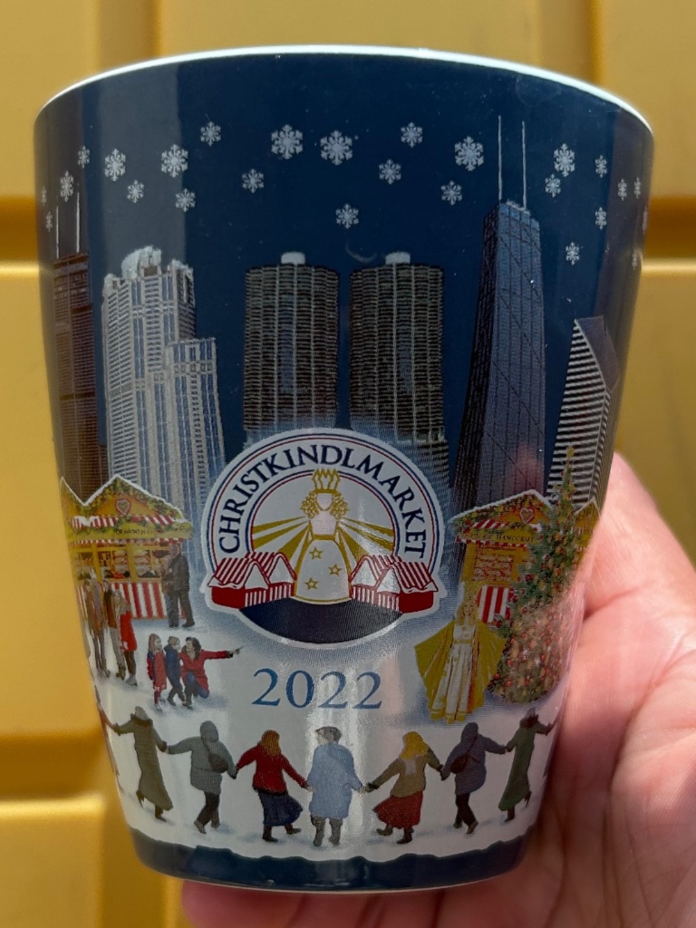 2022 Chicago Christkindlmarket Dancing Mug | Holiday Collectible